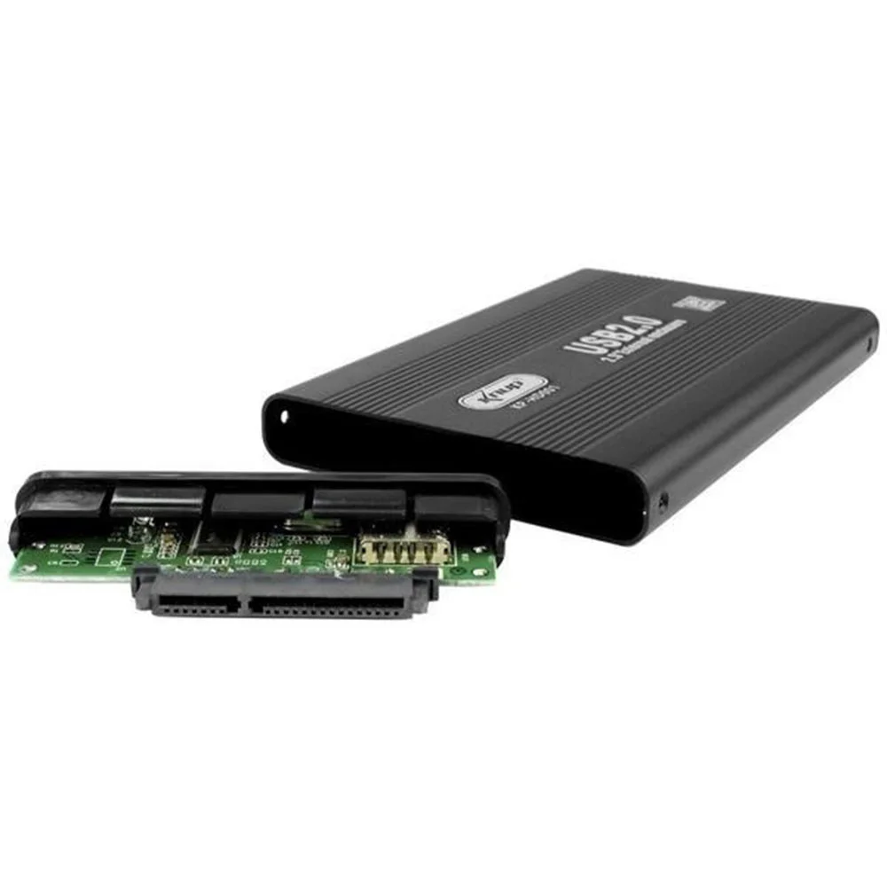 Case Para Hd De Notebook Sata 2,5 Usb 2.0 Em Alumínio Case Para Hd De Notebook Sata 2,5 Usb 2.0 Em Alumínio