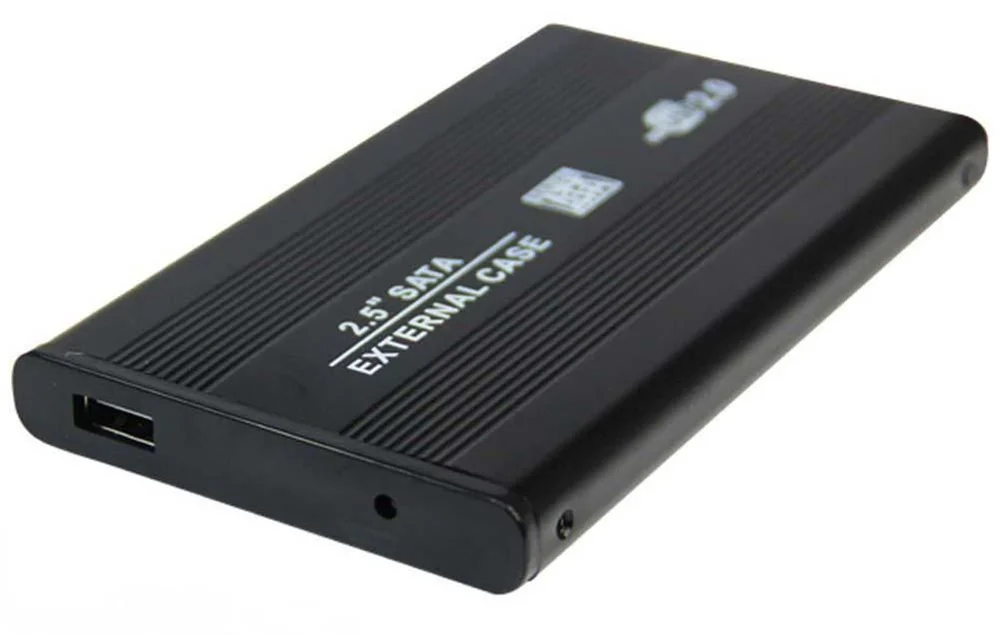 Case Para Hd De Notebook Sata 2,5 Usb 2.0 Em Alumínio Case Para Hd De Notebook Sata 2,5 Usb 2.0 Em Alumínio