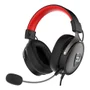 Headset Gamer Redragon H520 Icon, 7.1 Usb, Preto e vermelho