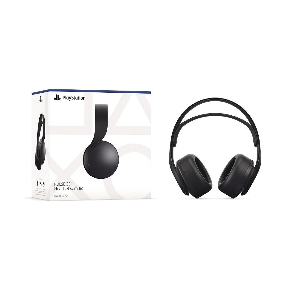 Headset Gamer Sony Pulse 3D Sem Fio Midnight