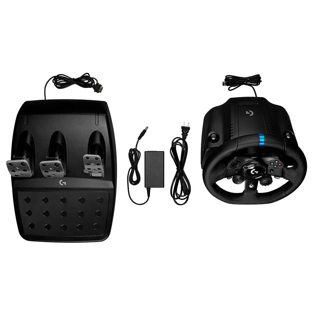 Imagem 2 de 5 do produto Volante Logitech G923, Plataforma Compatível  Xbox Series, Xbox One e PC, Force Feedback Trueforce - 941-000157