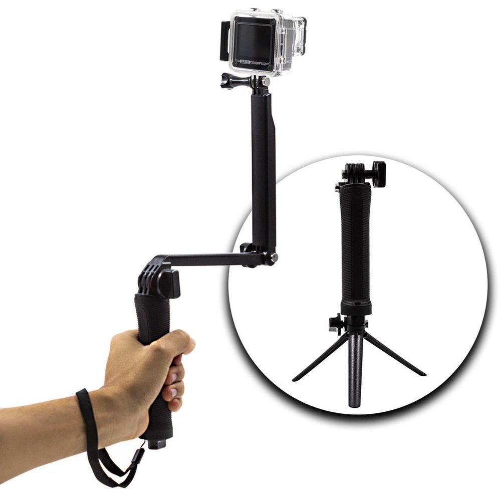 Imagem 4 de 5 do produto Tripé A Prova D Água Bastão 3way Articulado Multi Função