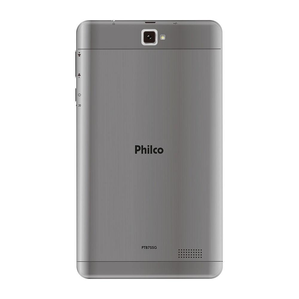 Imagem 3 de 4 do produto Tablet Tela 7" Android 9 Go Wi-Fi, 16GB, 1GB RAM, Cinza, Philco - PTB7SSG