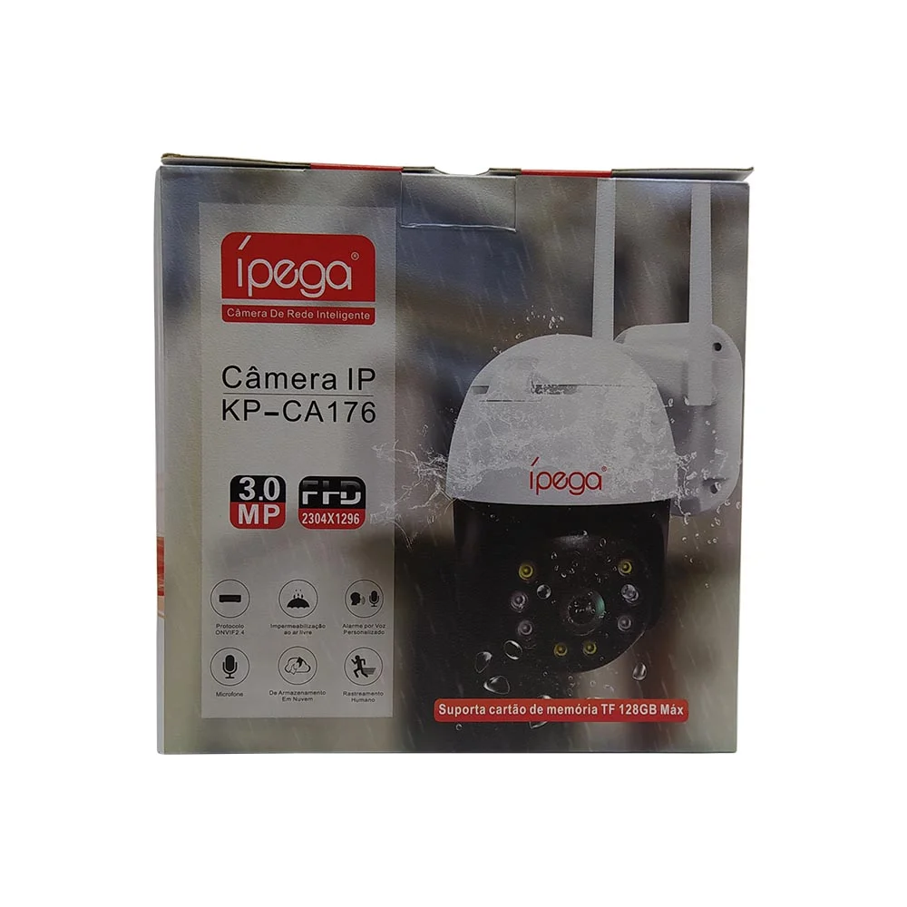 Imagem 2 de 5 do produto Camera Ip Externa Kp-ca176 Ipega 3mp