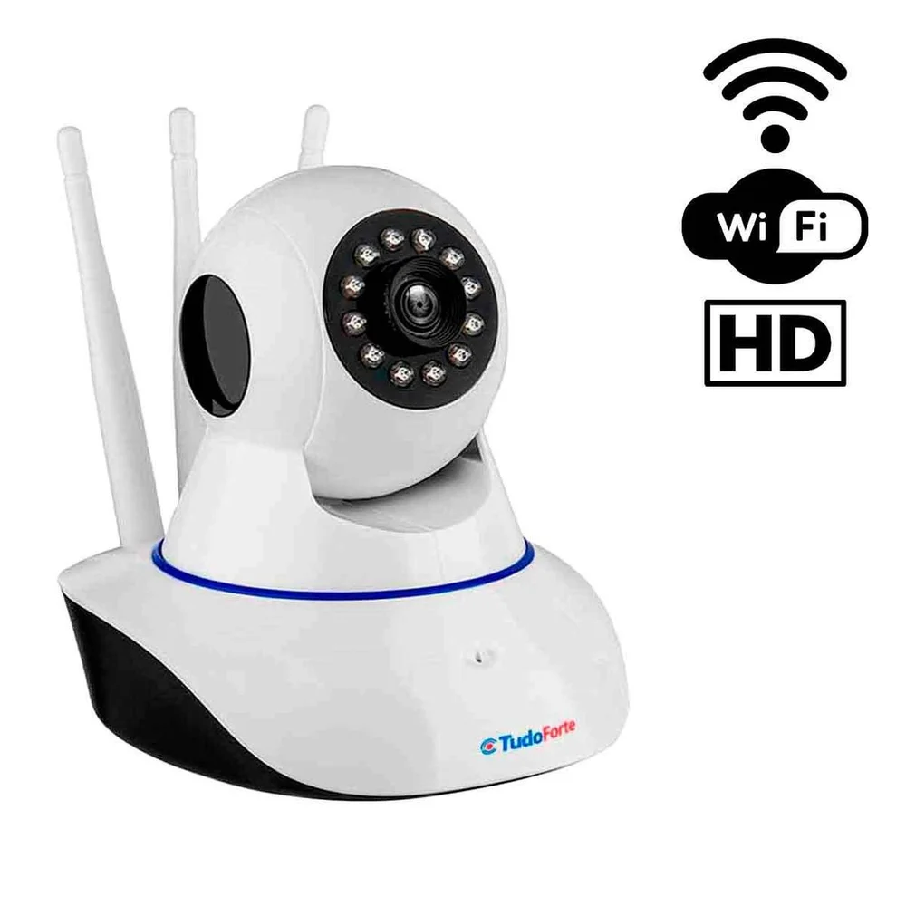 Imagem 3 de 5 do produto Kit - 6 Câmeras De Segurança IP, Sem Fio, Wi-Fi, HD 720p, Robo, Wireless