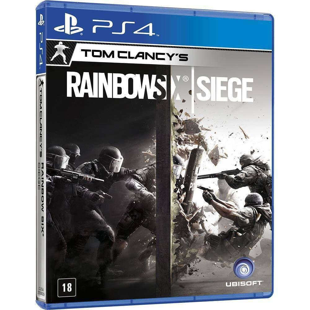 Jogo Ps4 Tom Clancy's Rainbow Six Siege Game.