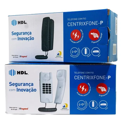 Telefone Hdl Gôndola Centrixfone Rj11 60hz 90.02.01.250 Branco — foto 4