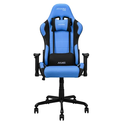 Cadeira Gamer Mymax MX6, Giratória, Azul e Preto