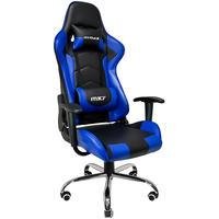 Menor preço em Cadeira Gamer Mymax Mx7, Peso Suportado até 150Kg, Giratória, Preto E Azul