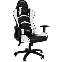 Cadeira Gamer Mymax Mx5, Até 150KG, Almofadas, Ergonômica, Couro Sintético - Preto e Branco Cadeira Gamer Mymax Mx5, Até 150KG, Almofadas, Ergonômica, Couro Sintético - Preto e Branco