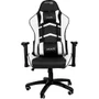 Cadeira Gamer Mymax Mx5, Até 150KG, Almofadas, Ergonômica, Couro Sintético - Preto e Branco