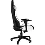 Cadeira Gamer Mymax Mx5, Até 150KG, Almofadas, Ergonômica, Couro Sintético - Preto e Branco
