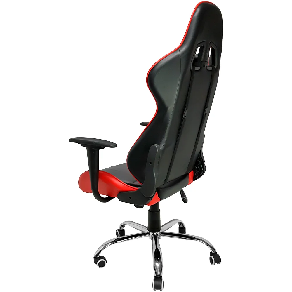 Cadeira Gamer Mymax MX7, Suporta Até 150kg, Giratória, Preto E Vermelho Cadeira Gamer Mymax MX7, Suporta Até 150kg, Giratória, Preto E Vermelho