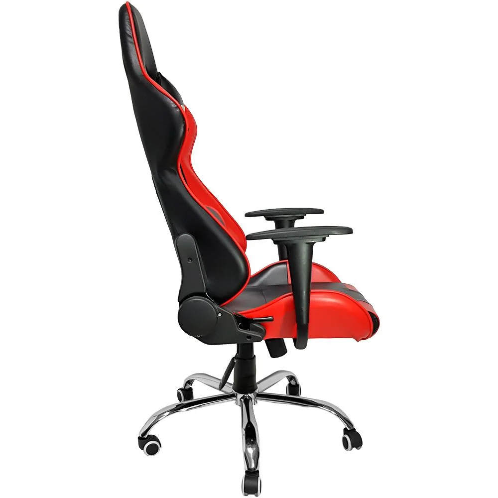 Cadeira Gamer Mymax MX7, Suporta Até 150kg, Giratória, Preto E Vermelho Cadeira Gamer Mymax MX7, Suporta Até 150kg, Giratória, Preto E Vermelho