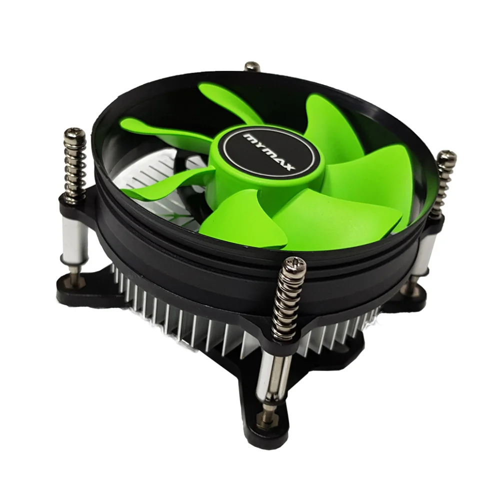 Imagem 4 de 5 do produto Cooler Para Processador Mymax, Intel, 80mm, Preto e Verde - MYC/TX900-OR