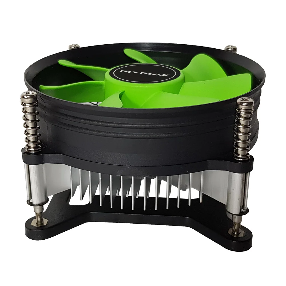 Imagem 5 de 5 do produto Cooler Para Processador Mymax, Intel, 80mm, Preto e Verde - MYC/TX900-OR