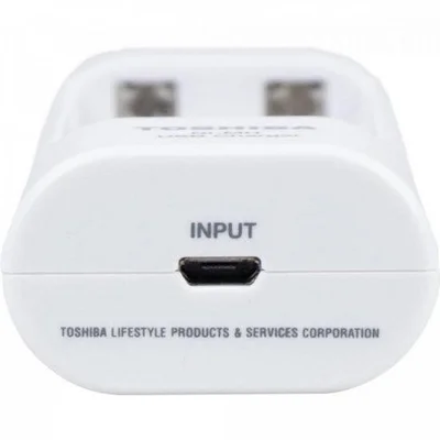 Carregador De Pilha Usb, Aa/aaa Min.2000 Mah C/2, Toshiba — foto 3