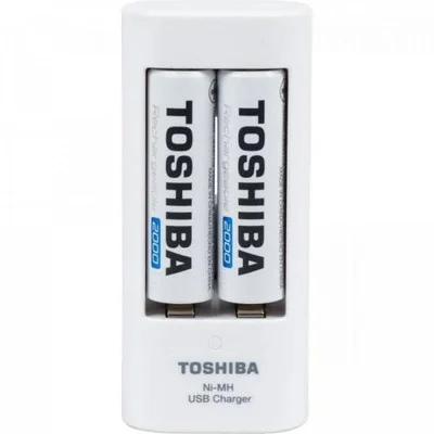 Carregador De Pilha Usb, Aa/aaa Min.2000 Mah C/2, Toshiba — foto 4