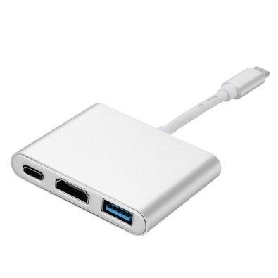 Adaptador Tomate Conversor Type-c 3.1 Para USB 3.1 USB 3.0 E HDMI 4k