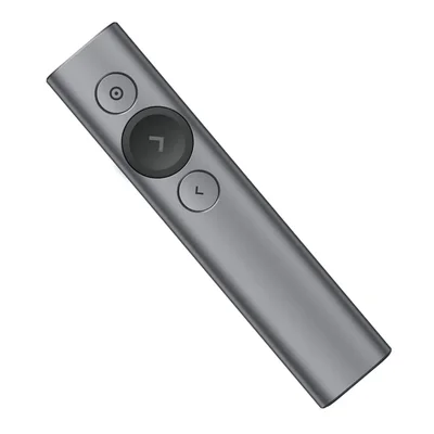 Apresentador Logitech Spotlight Sem Fio, Bluetooth e USB 2.4GHz, Grafite - 910-005216