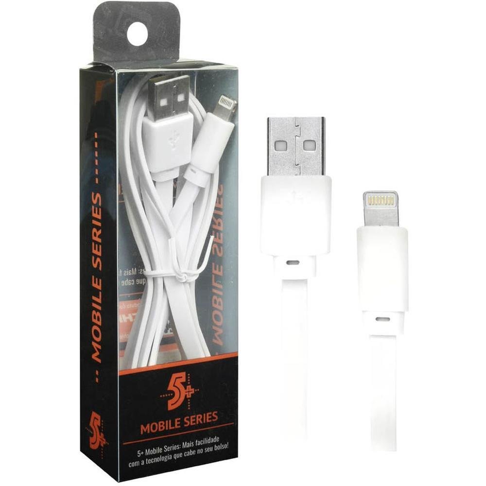 Imagem 2 de 2 do produto Cabo USB Lightning Mobile 1.20m - Branco