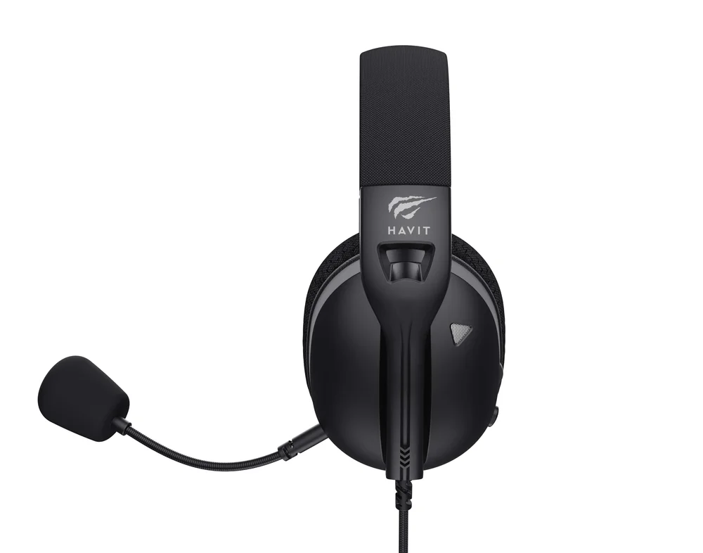 Imagem 2 de 5 do produto Headset Gamer Fuxi-H5d, Driver 50mm, Microfone Destacável, P3 3.5mm, Adaptador Y PC, Preto