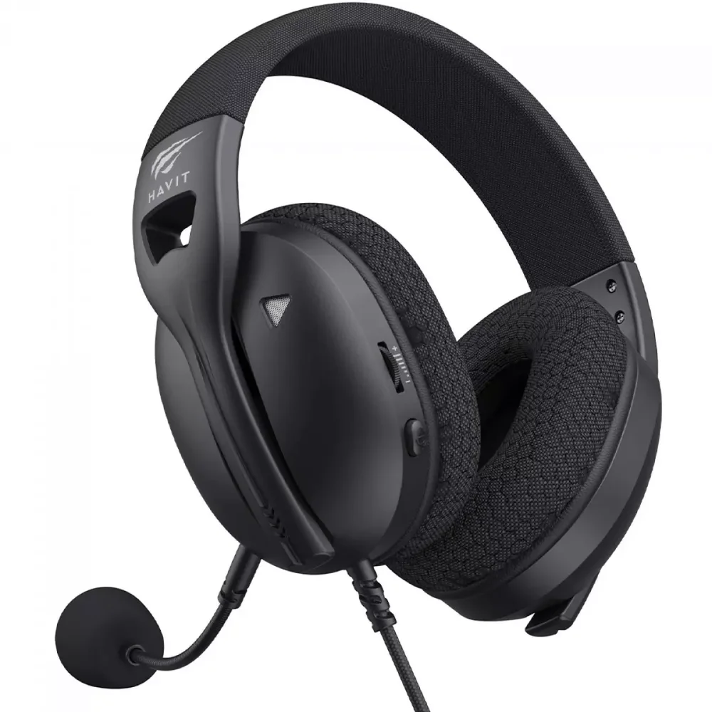 Imagem 4 de 5 do produto Headset Gamer Fuxi-H5d, Driver 50mm, Microfone Destacável, P3 3.5mm, Adaptador Y PC, Preto