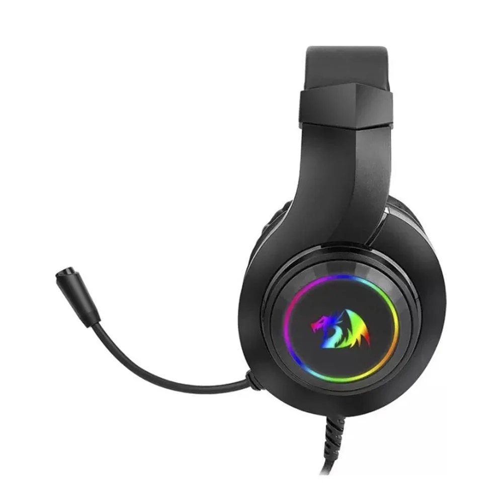 Imagem 4 de 5 do produto Headset Gamer, Redragon Hylas H260 RGB - Preto
