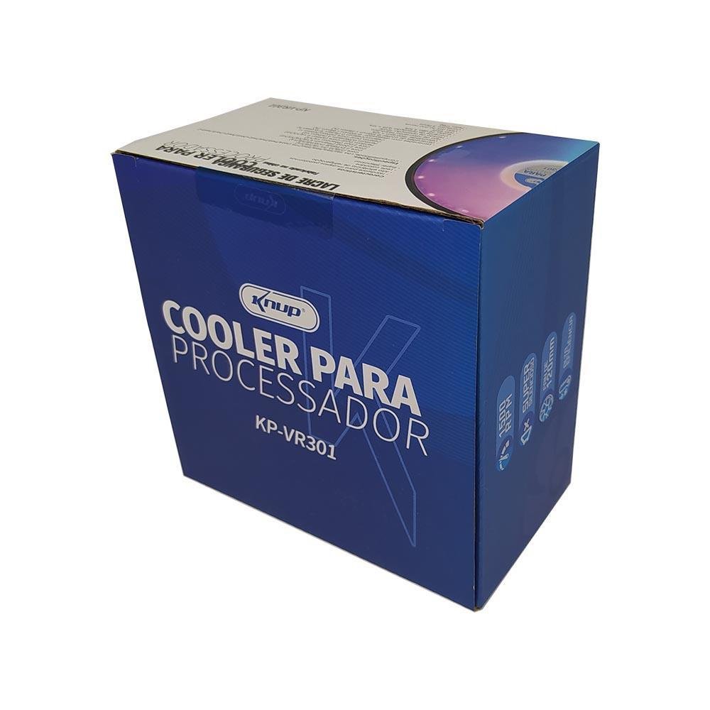 Cooler Para Processador Knup Universal, RGB LED, 65W - KP-VR301 5