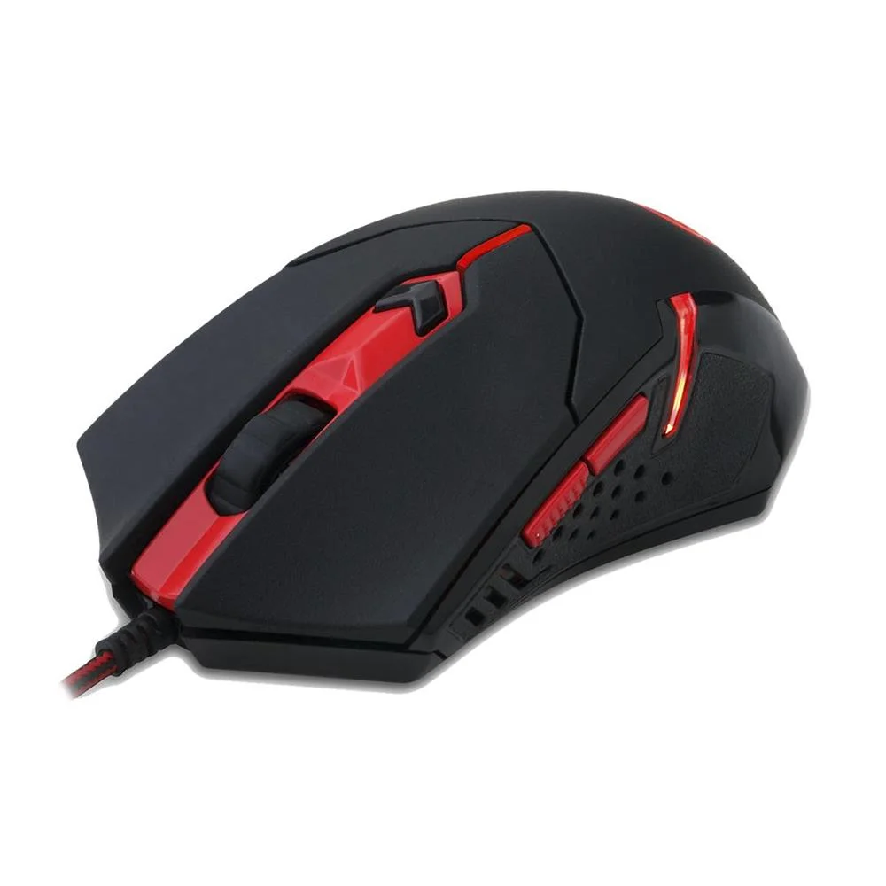 Imagem 2 de 5 do produto Mousepad+mouse Sem Fio Gamer Redragon M601 Preto E Vermelho