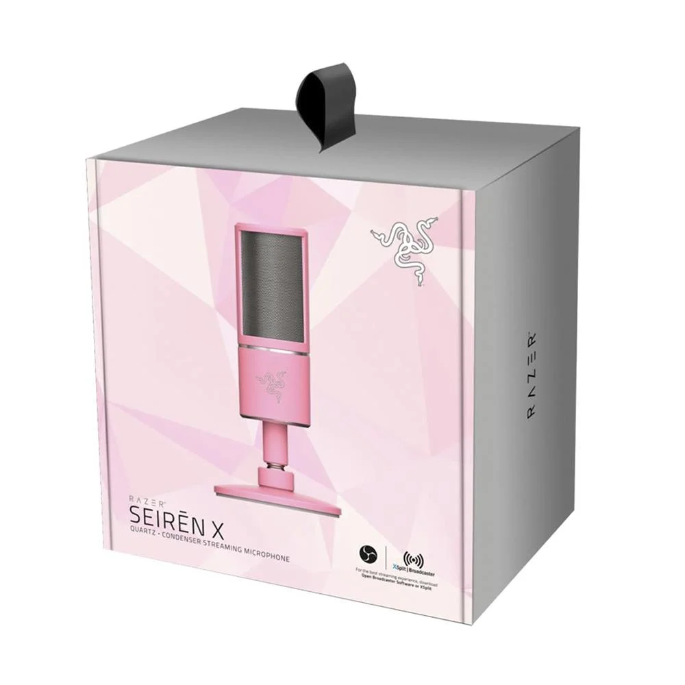 Razer Seiren X ピンク 未使用 Microfone Razer Seiren X Quartz Podcast USB Pink
