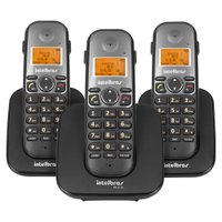 Telefone Sem Fio Com 2 Ramais Adicionais Ts 5123 Intelbras