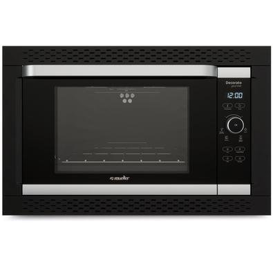 O Forno Elétrico Decorato Gourmet Preto é pura sofisticação e tecnologia em sua cozinha. Com painel touch, display digital e o botão seletivo, permite
