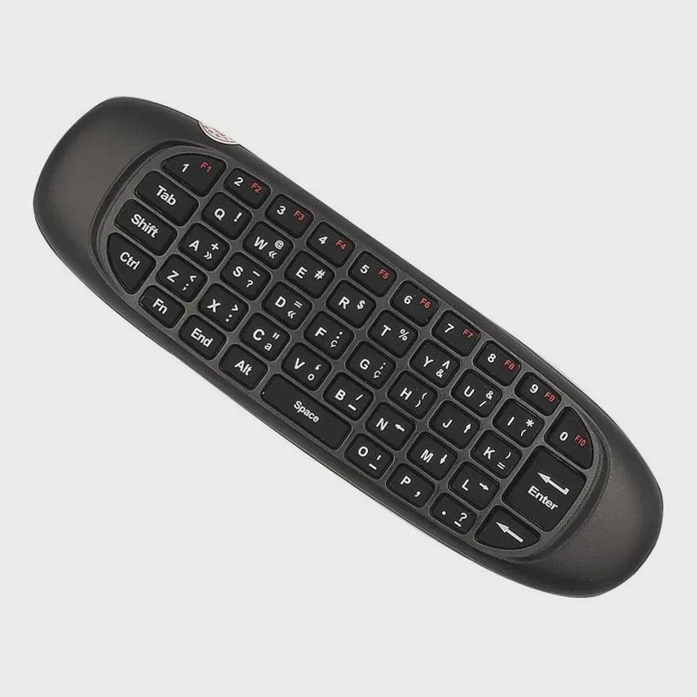 Imagem 4 de 5 do produto Mini Teclado Air Mouse Sem Fio Usb 2,4ghz Android Pc Smartv