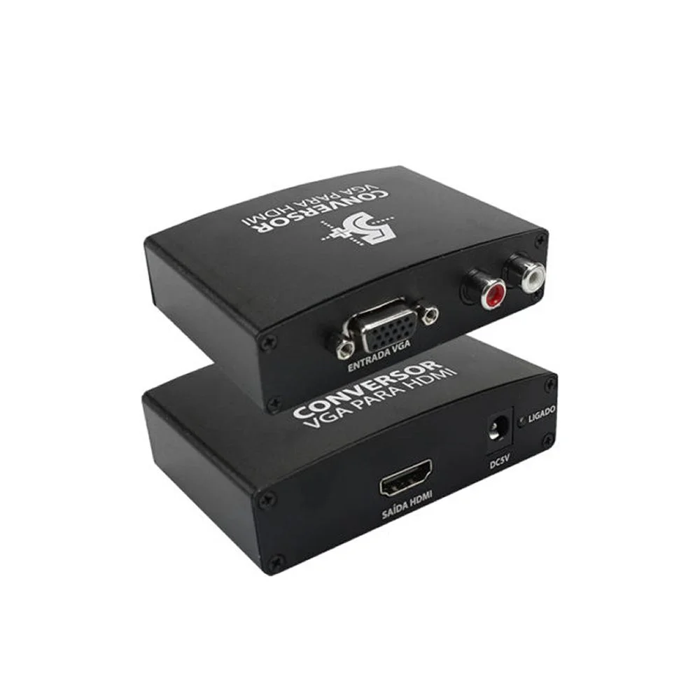 Imagem 2 de 5 do produto Conversor De Vídeo, Vga Para Hdmi, Entrada Vga / Saída Hdmi-pix