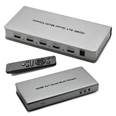 Switch Hdmi Quad Multi-viewer 4 Telas Em 1 Fullhd