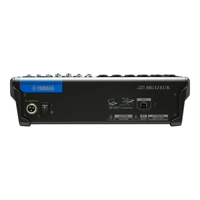 Mesa De Som Yamaha Mg12xuk, 12 Canais, 110v, Preta