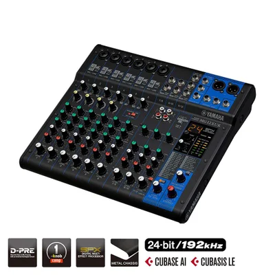 Mesa De Som Yamaha Mg12xuk, 12 Canais, 110v, Preta — foto 4