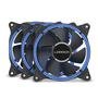 Kit Cooler FAN com 3 Unidades Multi Warrior Harb, 120mm, Azul - GA193 3