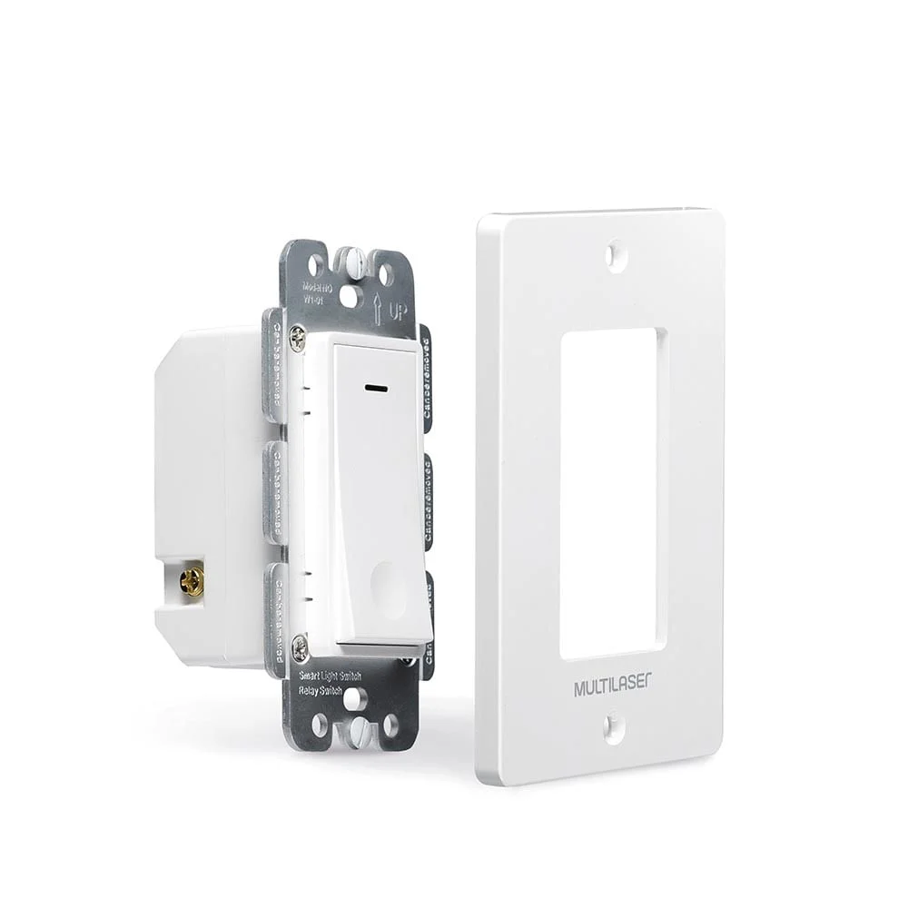 Imagem 2 de 5 do produto Interruptor Inteligente 1 Tecla, WI-FI, SE235, Branco - Multi