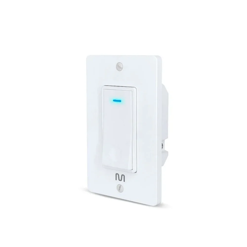 Imagem 3 de 5 do produto Interruptor Inteligente 1 Tecla, WI-FI, SE235, Branco - Multi