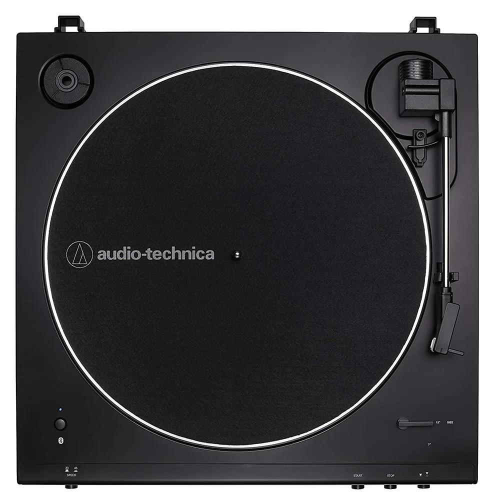 Imagem 5 de 5 do produto Vitrola Toca Discos Audio-technica, Bluetooth 5.0, Sem Fio, Automático, Bivolt, Preto, Rca - At-lp60xbt-bk