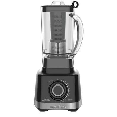 O Liquidificador Britâ,nia BLQ1300P alé,m de lindo tem tecnologia Pro Maxx 6, com 6 lâ,minas de altí,ssimo poder de trituraç,ã,o para texturas mais ho