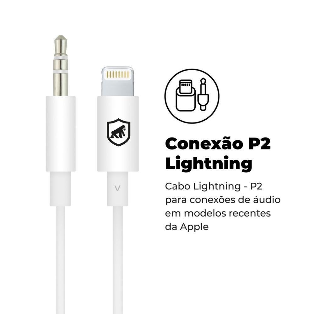 Imagem 3 de 3 do produto Cabo Lightning Para P2 - Gshield