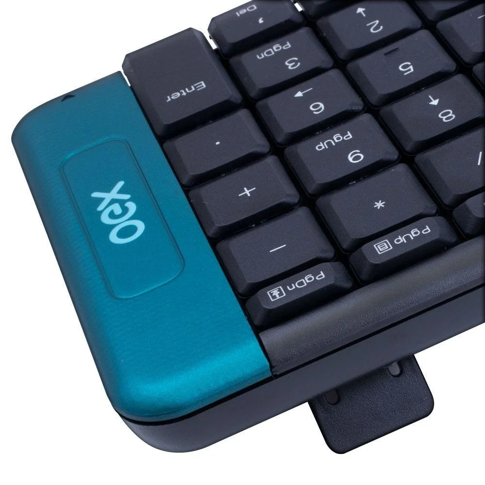 Imagem 5 de 5 do produto Combo Wireless Teclado E Mouse Blend Tm404 Preto/verde 48.7206 Oex