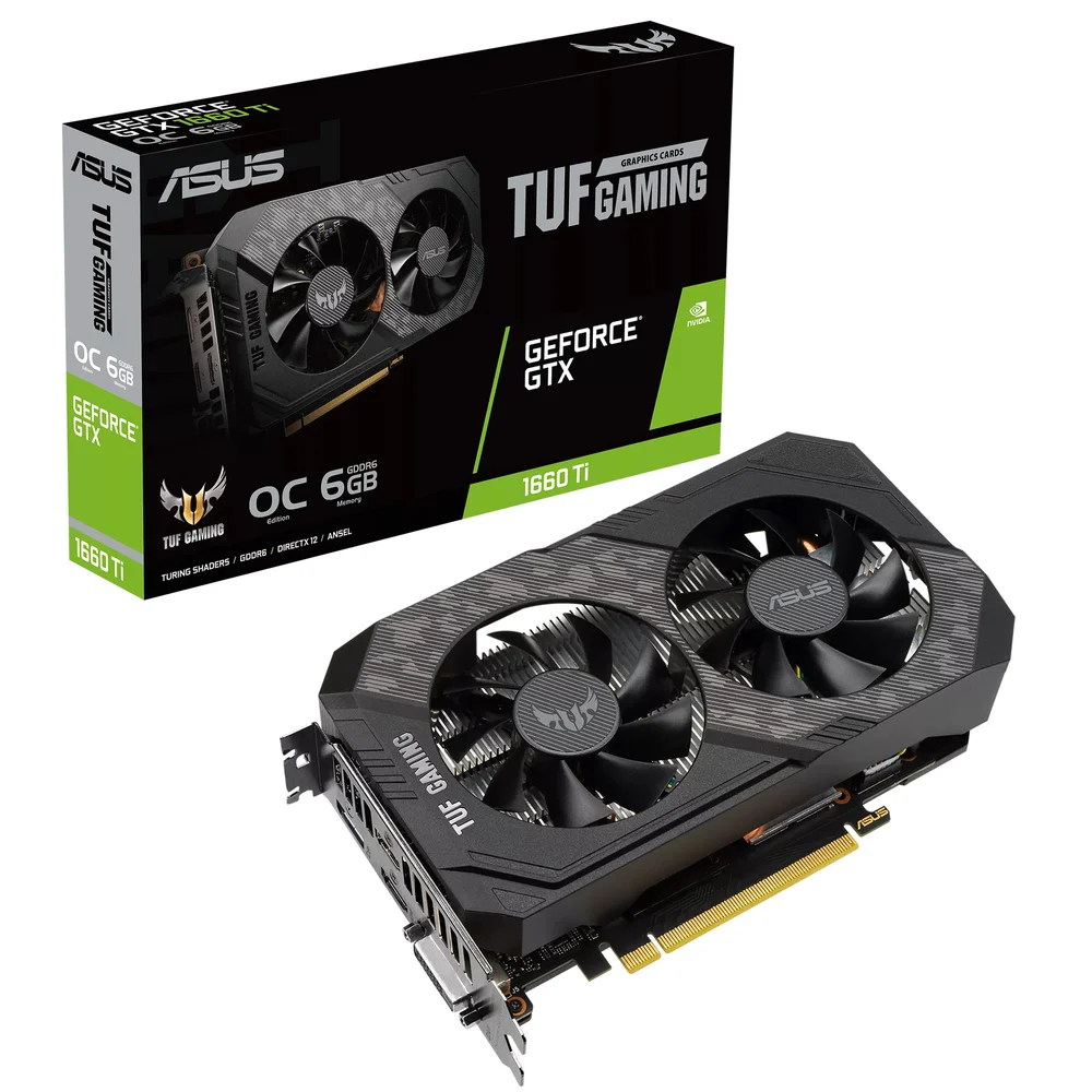 Placa de Vídeo Asus Tuf Geforce Gtx 1660 Ti KaBuM