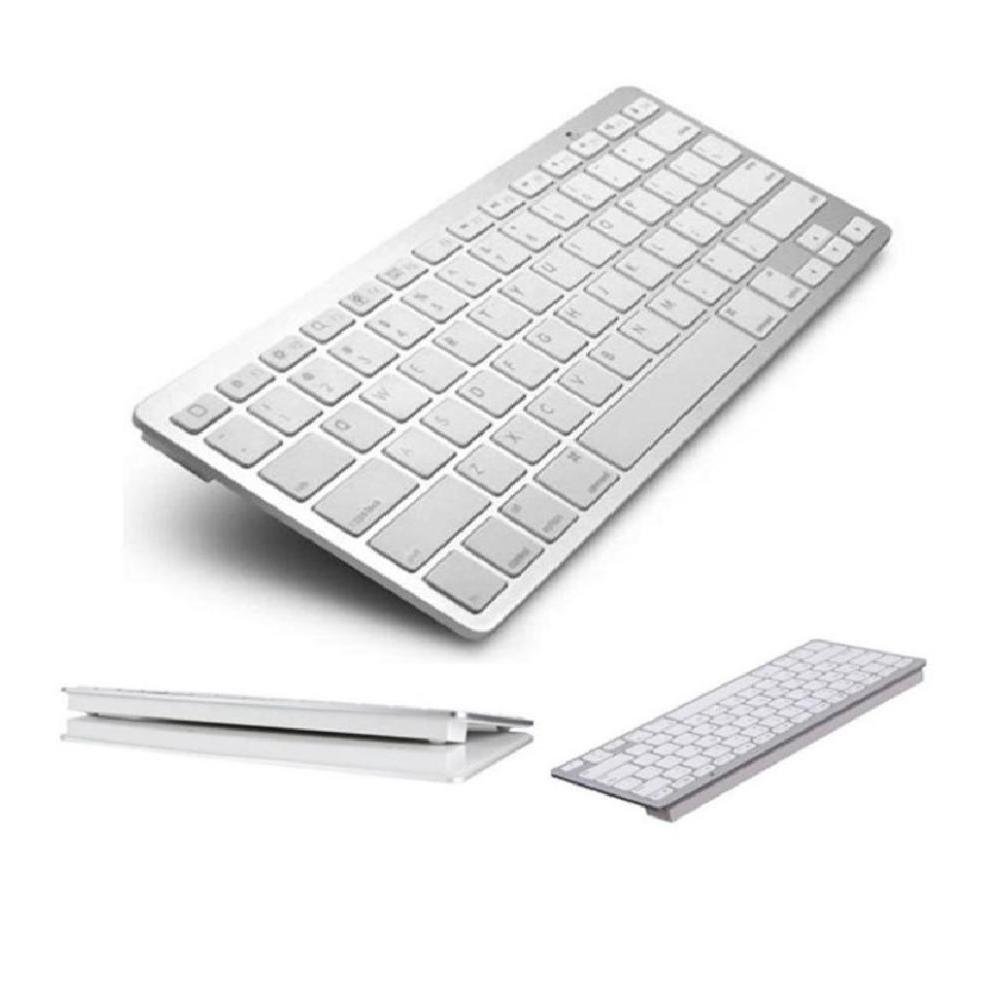 Imagem 2 de 4 do produto Mini Teclado Bluetooth Para Ipad Pro Branco/prateado