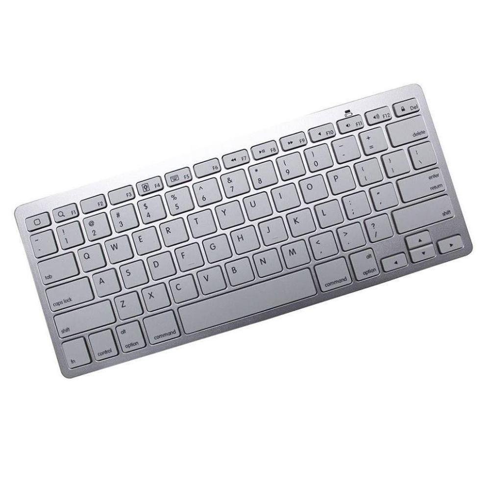Imagem 3 de 4 do produto Mini Teclado Bluetooth Para Ipad Pro Branco/prateado