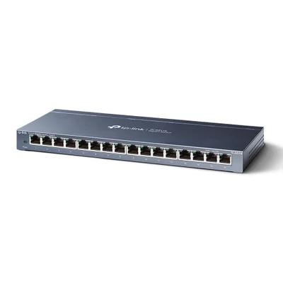 Switch Tp Link 16 Portas, 10/100/1000 Gigabit - Tl-Sg116