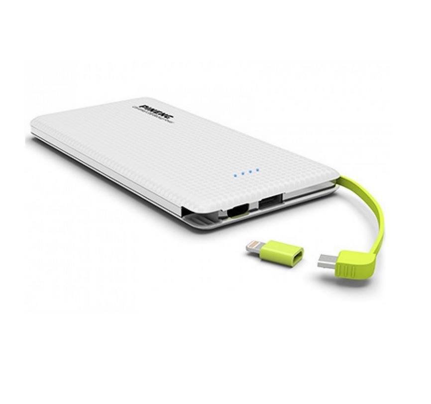 Carregador Portátil Power Bank Pineng Pn-951, 10000Mah, 2 portas USB, Branca